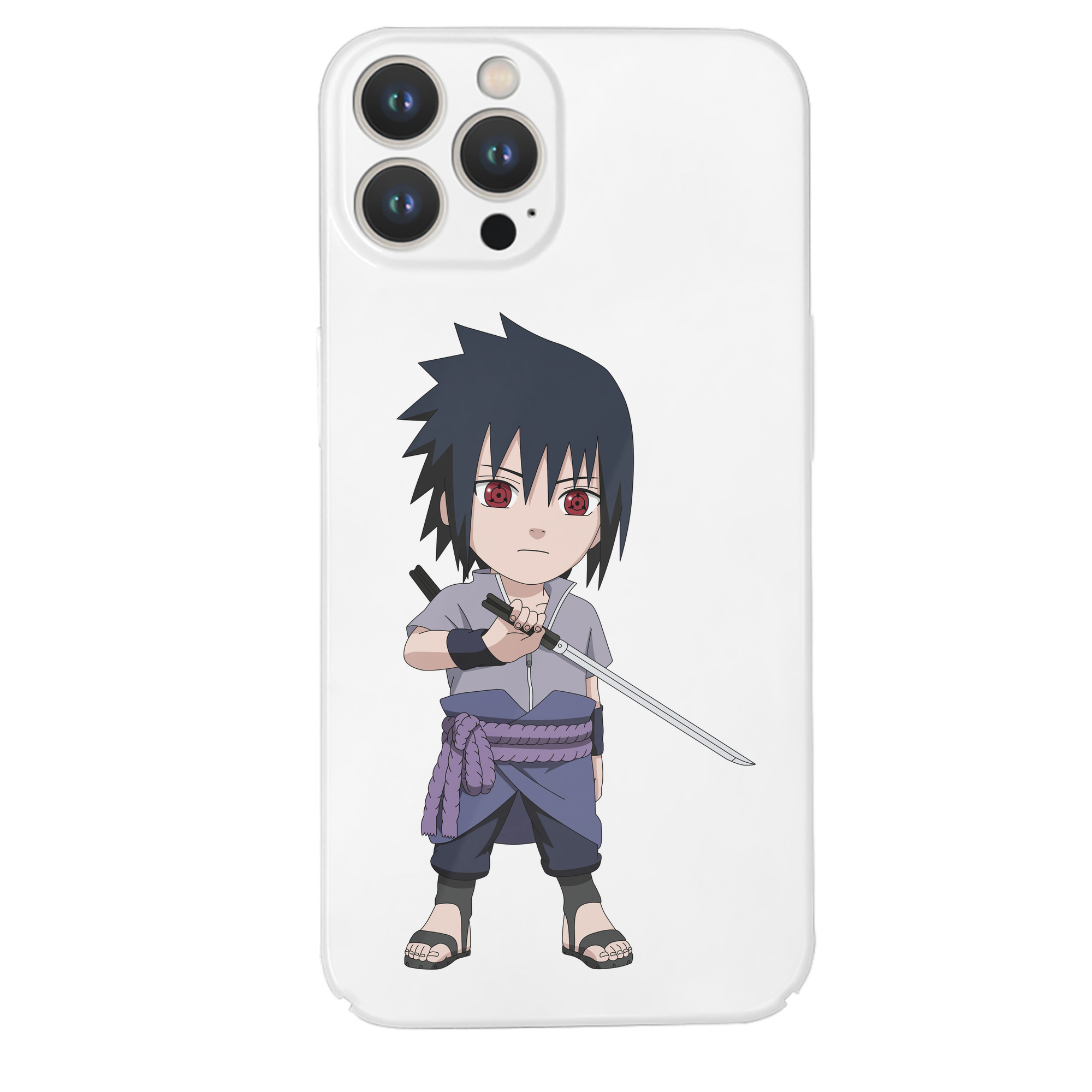 （画像用） NARUTO -ナルト- うちは サスケ Uchiha Sasuke 【iPhone 14シリーズ対応】ハードケース